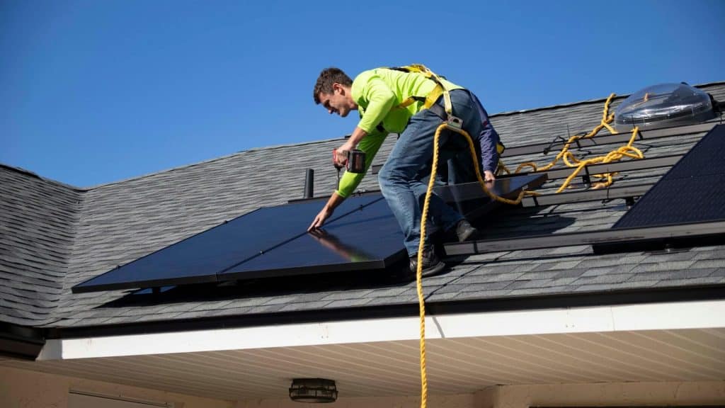 solar panel roofing